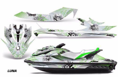 Sea doo gti/gtr/gts hd sitdown jet ski seadoo graphic wrap kit 2011-14 luna grn