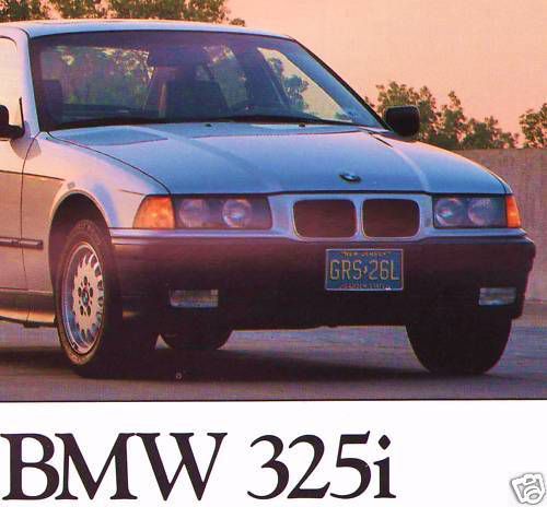 1991 bmw 325i factory road test reprint by car&amp;driver