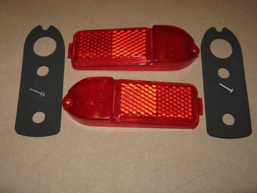 Mgb midget parts new lucas pr l824 rear sidemarker lamp lens (also jag)