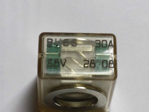 1-30 amp buss mrbf-030 terminal fuse 58 volt 28708 marine/etc new