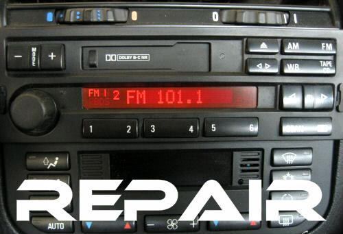 Bmw alpine c33 din radio stereo cassette tape e36 318 328 m3 z3 - repair service