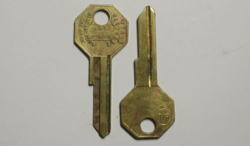 Set of two b10 key blanks 1940-1966 buick, cadillac, chevy, oldsmobile, pontiac