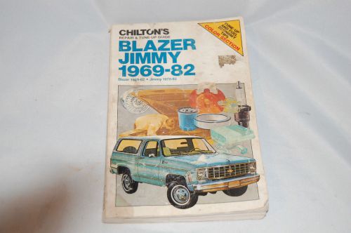 Chiltons repair manual chevrolet blazer 1969-1982 gmc jimmy