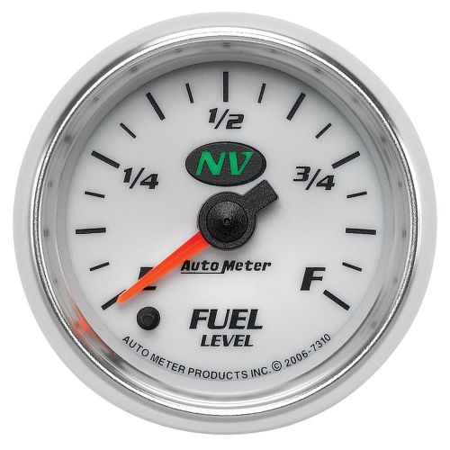 Auto meter 7310 nv; electric programmable fuel level gauge