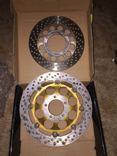 Front &amp; rear brake disc rotors 1990 suzuki gs500