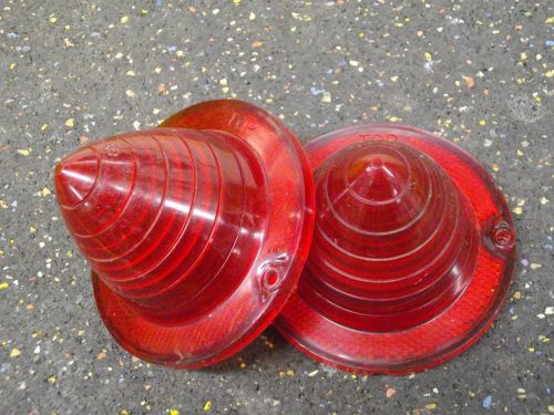 Vintage nos guide bullet / bee hive tail lights r1 60 1950s 1960s chevy ford ..