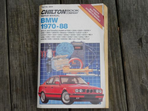 1970-88 bmw chilton repair manual 3 series