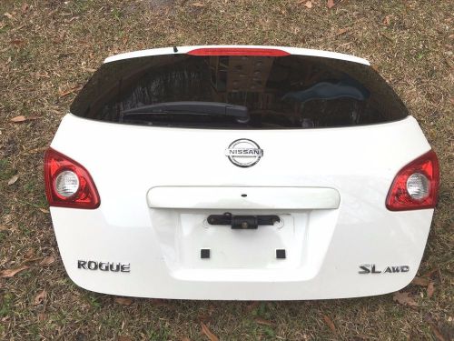 2008-2010 nissan rogue trunk lid hatch lift gate with out camera oem