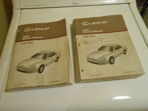 1992 lexus es300 es 300 service repair manual, 2 volumes