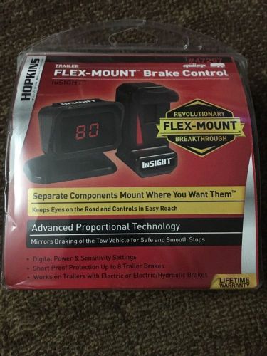 New! hopkins 47297 insight flex-mount brake controller - free shipping