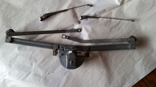 1949-50 ford vacuum wiper motor with wiper posts, linkage, two wiper arms