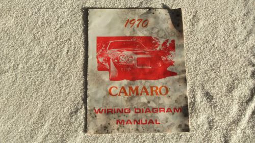 1970 chevrolet camaro electrical wiring diagrams schematics book repair