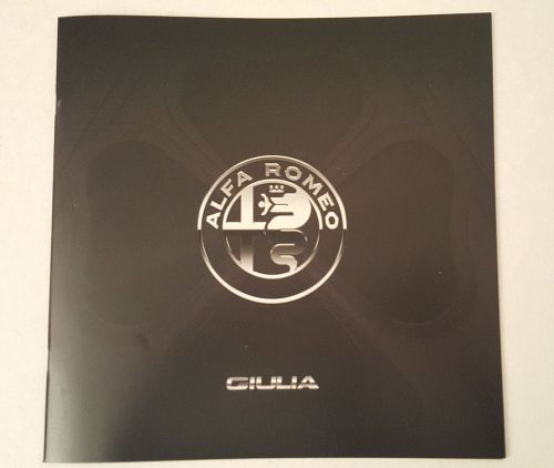 2016 alfa romeo giulia brochure