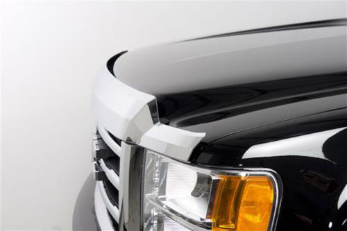 Chrome abs hood shield for 2007-2013 gmc sierra ld