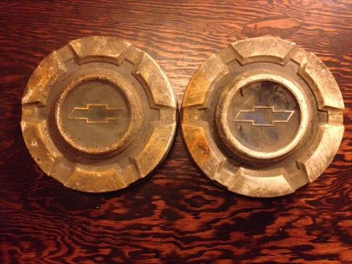 &#039;69&#039;70&#039;71 chevy c/10 white 1/2 ton dog dish hub cap oem