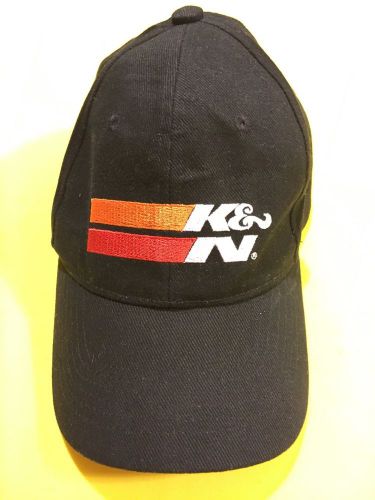 K&amp;n ball cap black k&amp;n filters logo adjustable back strap