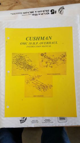 Cushman omc 18 hp overhaul instruction manual
