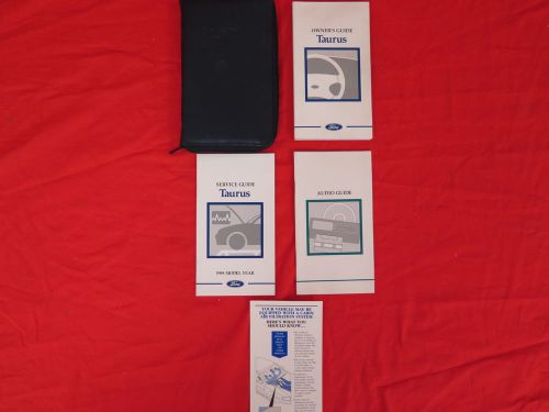 1998 ford taurus owners manual guide book