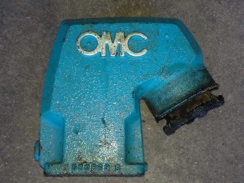 1981 omc cobra sterndrive 305 chevy high rise exhaust elbow p/n: 909863, 0909863