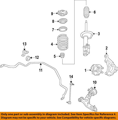 Ford oem front suspension-strut mount dg9z3a197a