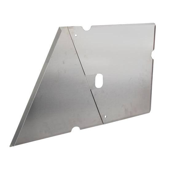 New 2-piece side panel left raised rail, for rear end access, sprint car racing