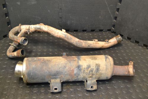 01 02 03 04 05 yamaha raptor 660 exhaust pipe pipes muffler oem stock yfm660 q45