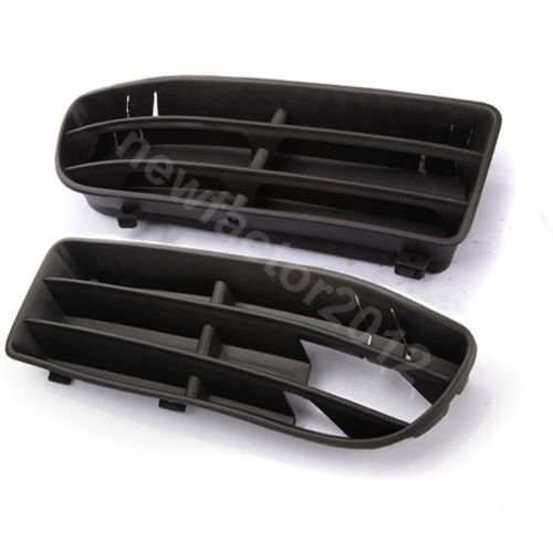 Front pair bumper lower side vent grill grilles for vw jetta bora mk4 1999-2005
