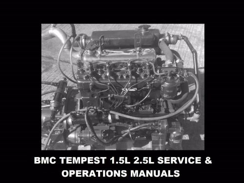 Bmc tempest marine engine manuals 140pg for 1.5 2.5 boat engine repair &amp; service