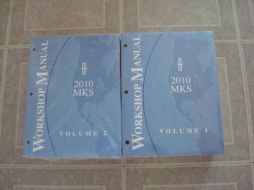 2010 ford lincoln mks factory dealer ship work service shop repair manual books