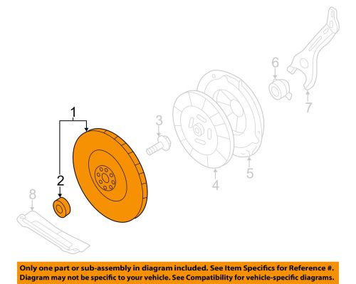 Subaru oem 99-10 forester-clutch flywheel 12342aa061