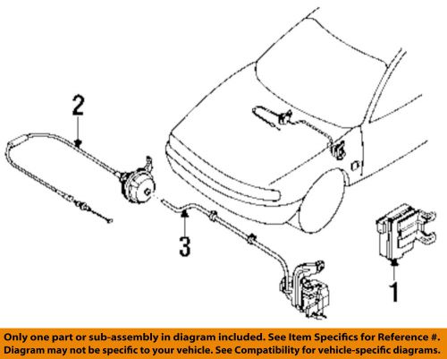 Nissan oem 91-94 sentra cruise control-actuator 1891055y11