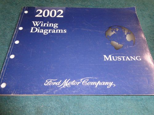 2002 ford mustang wiring diagrams shop manual / original fomoco service book