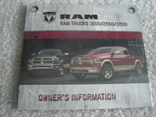 2011 dodge ram trucks 1500 / 2500 / 3500  owner&#039;s information dvd