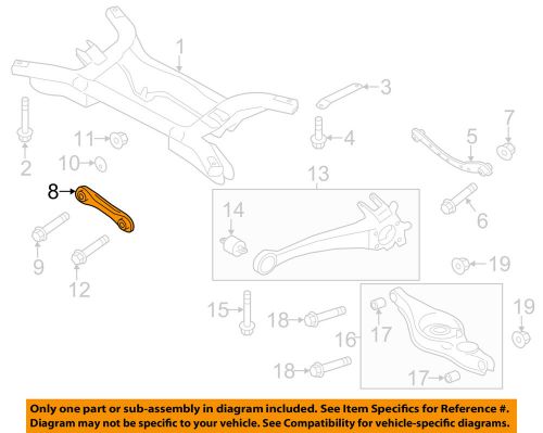 Mitsubishi oem 13-15 outlander rear suspension-upper link 4117a039