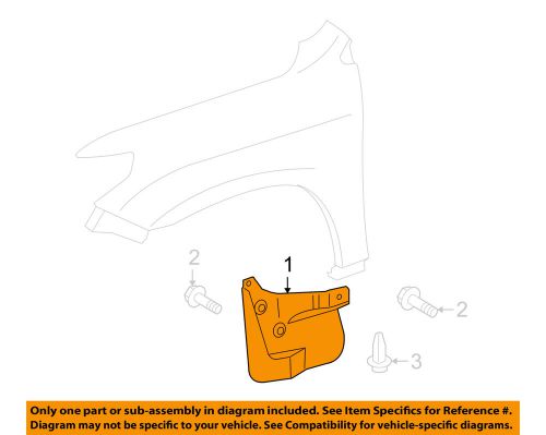 Toyota oem 13-16 land cruiser-mud flap right 7662160150