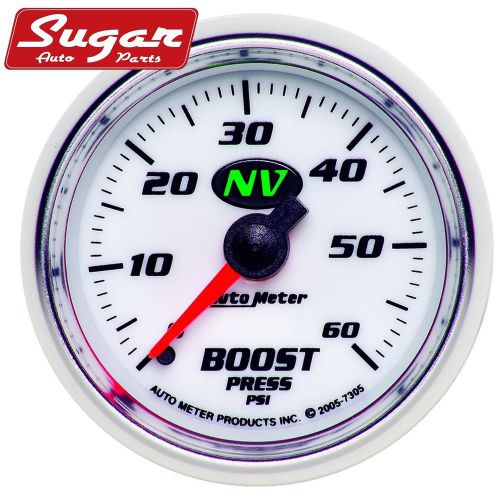 Auto meter 7305 nv; mechanical boost gauge