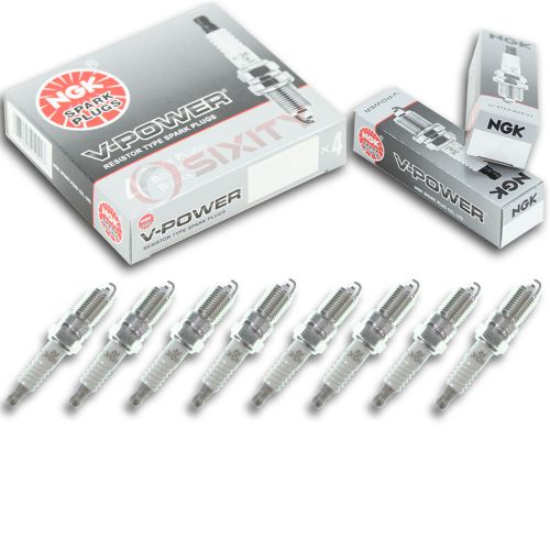 8pcs ngk 3951 v-power tr55 inboard marine spark plug tune up kit set gf