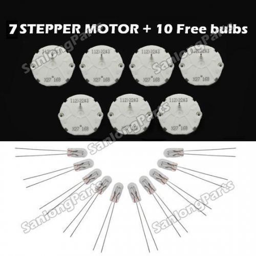 7x for 04 05 06 h2 hummer cluster stepper motor x27-168 10x free light bulbs
