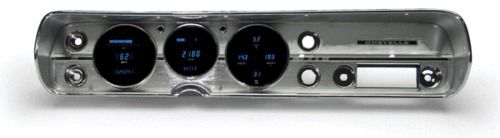 Dakota digital dash 64 chevy chevelle el camino 6 gauge cluster vfd3-64c-cvl new