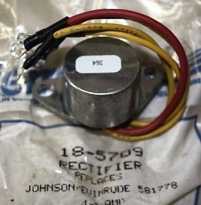 New sierra 18-5709 omc 581778 4-5 amp rectifier