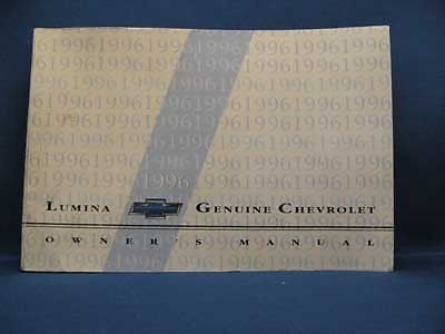 1996 chevrolet lumina factory owners manual 96