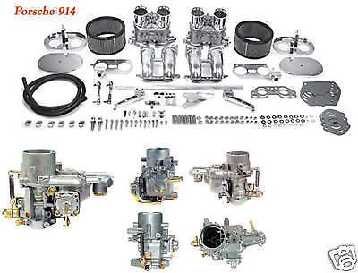 914 dual weber 44idf carb kit w/air cleaners, porsche 914 &#039;70-&#039;75,new