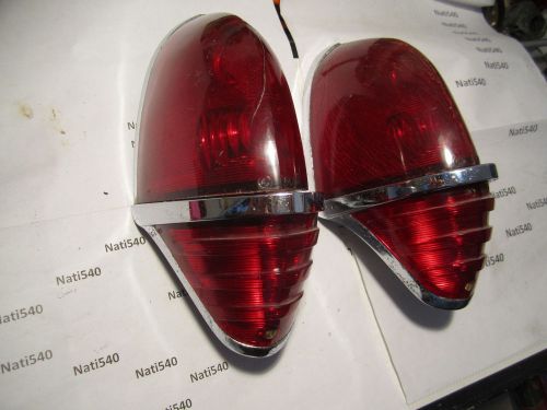 Used 1952 1953 1954  willys aero deluxe eagle custom pair of  tail light lamp