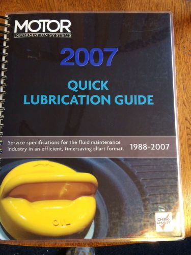 Motor quick lube manual