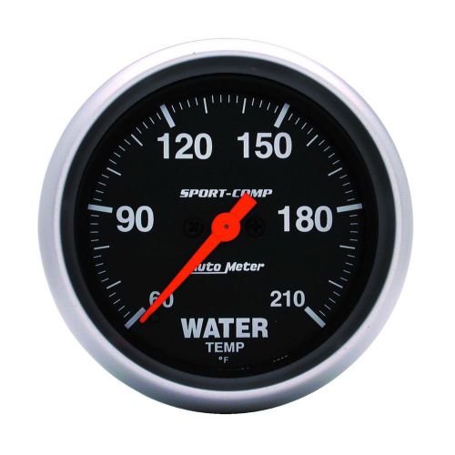 Auto meter 3569 sport-comp; electric low temperature water gauge