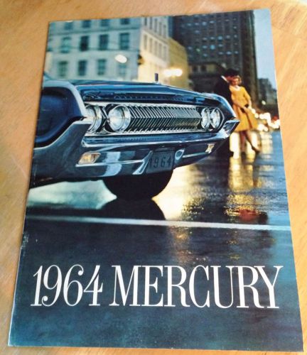 !964 mercury car sales brochure by the ford motor company in excellent condition