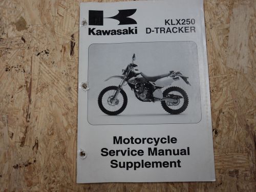 Kawaski klx250 d-tracker factory service manual 1999-2004