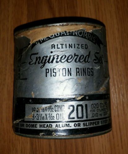 Ford 85 hp v8 1934-41 flathead .020 over nos piston rings in can.