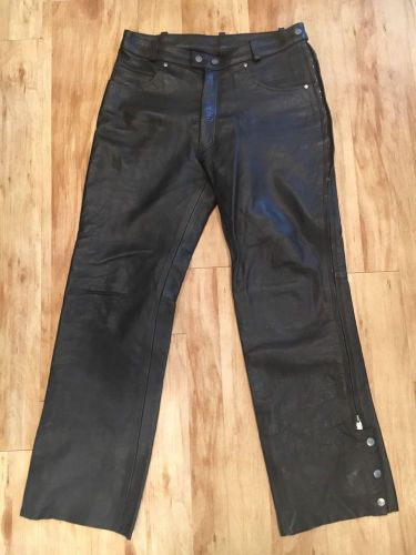 River road pueblo cool leather motorcycle overpants size 32