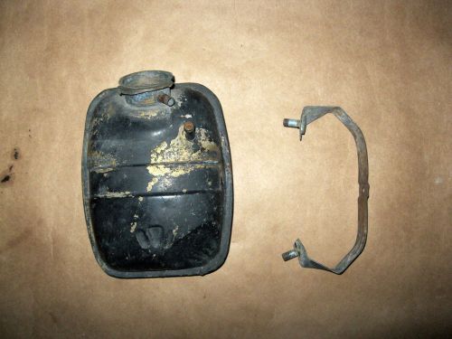 1977- 1980 mg mgb cooling system expansion tank and strap - nice original cond.